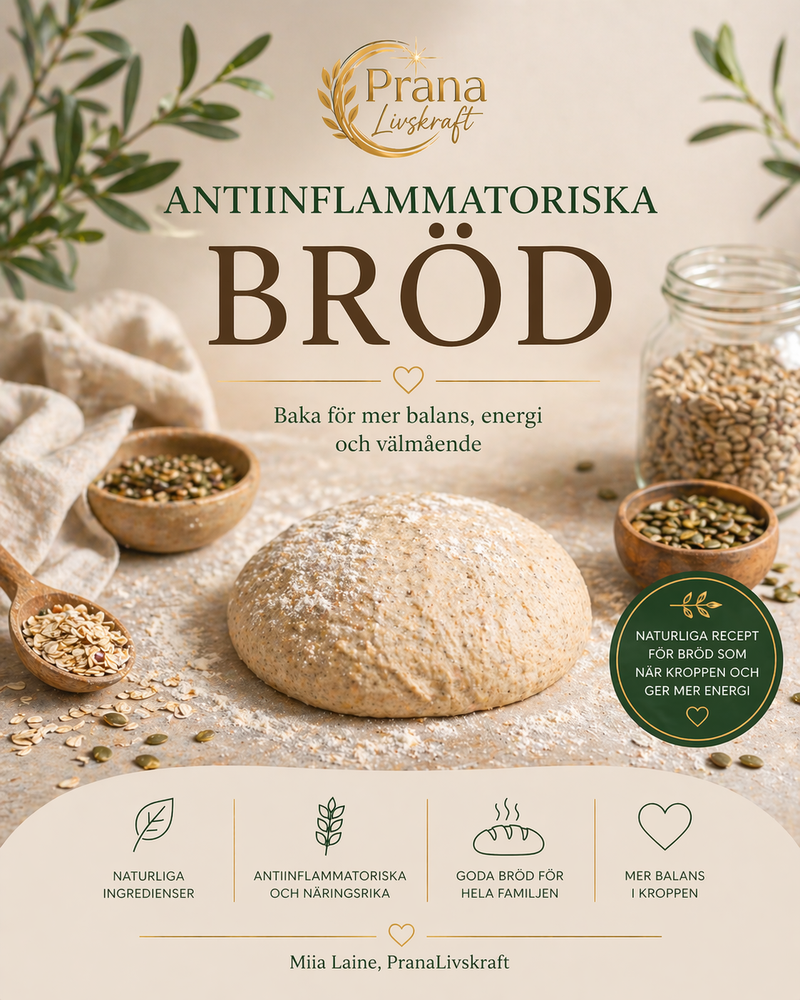 Antiinflammatoriskt frö- & havrebröd (utan jäst)