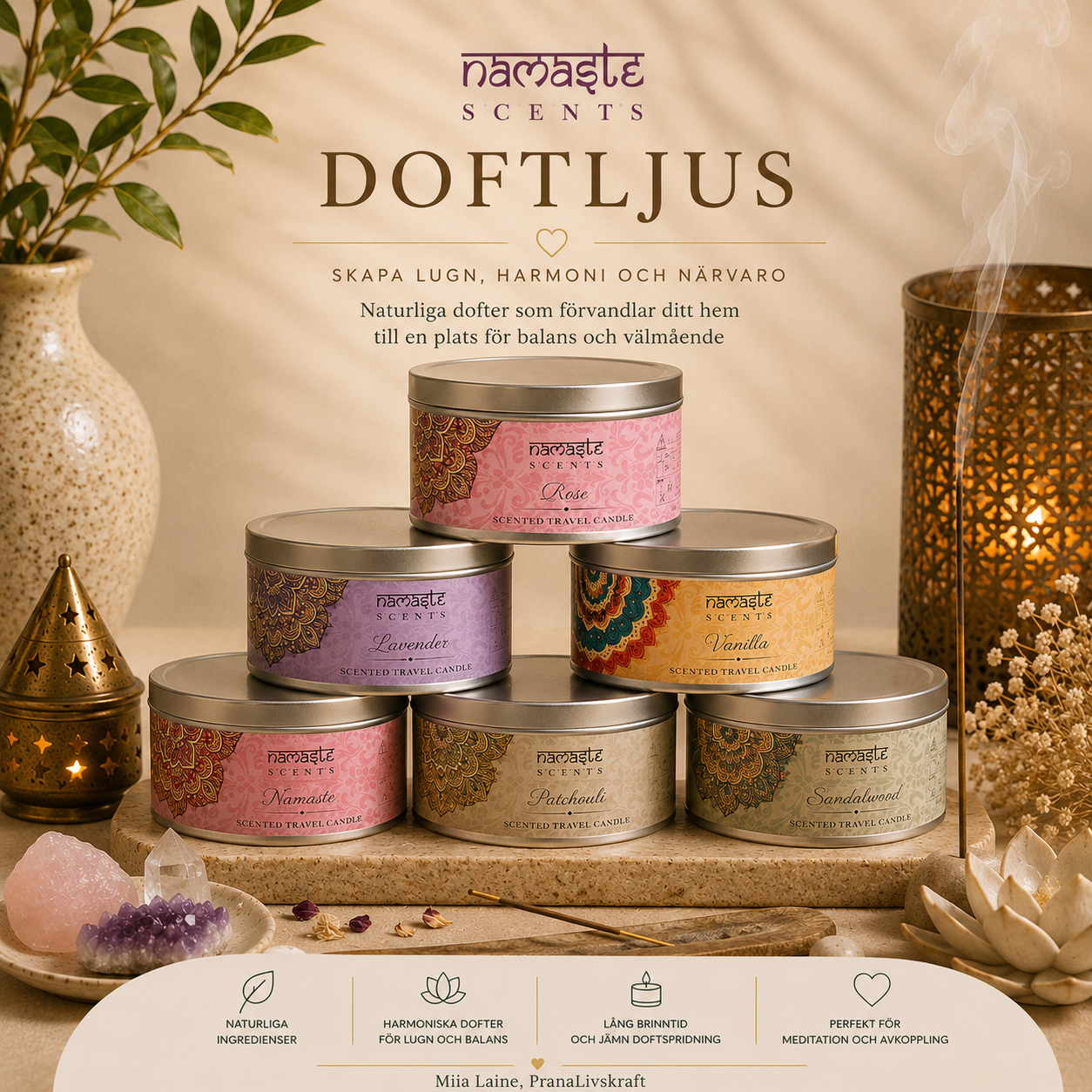 Doftljus – Namaste